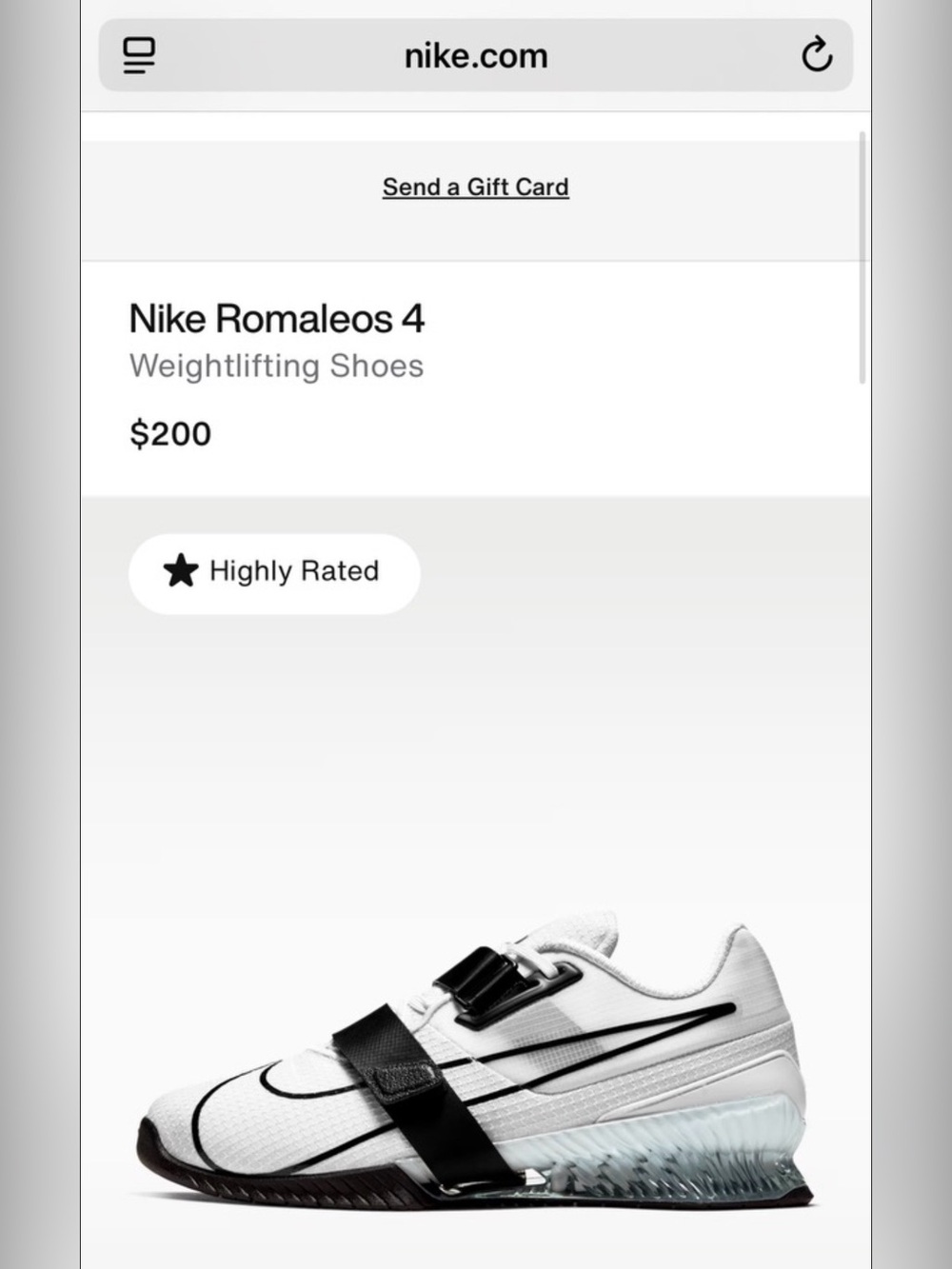 Nike Romaleos 4 weight lifting shoes - New